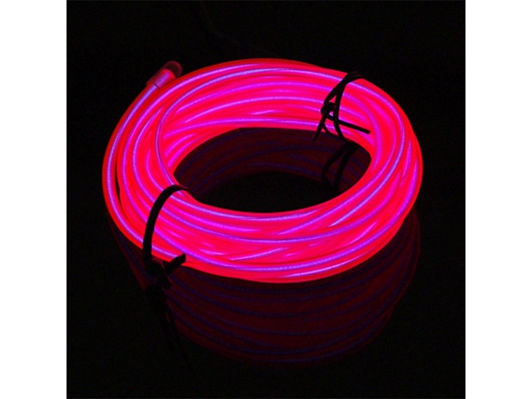 디바이스마트,LED/LCD > LED 관련 상품 > EL Wire/tape/sheet,DFROBOT,3m EL Wire - hot pink [DFR0185-HP],사이즈 : 3M / 전압 : 20V ~ 220V / 색상 : 핑크(Pink)