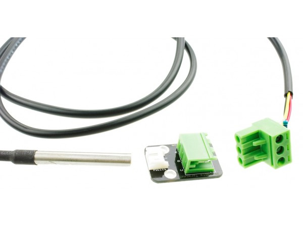 디바이스마트,MCU보드/전자키트 > 센서모듈 > 온도/습도 > 온도센서,DFROBOT,아두이노 방수 DS18B20 디지털 온도센서 [DFR0198],Waterproof DS18B20 Digital Temperature Sensor for Arduino