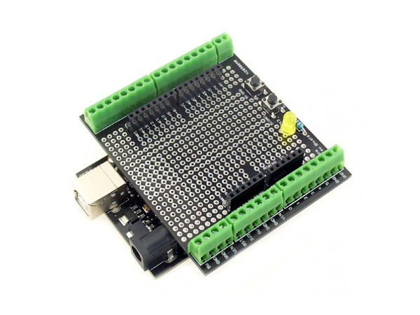 디바이스마트,오픈소스/코딩교육 > 아두이노 > 아두이노 호환쉴드,DFROBOT,Proto Screw Shield-Assembled (Arduino Compatible)[DFR0131],