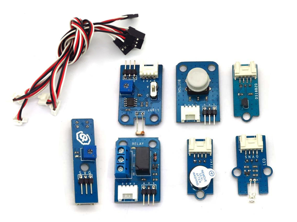 디바이스마트,오픈소스/코딩교육 > 아두이노 > 아두이노 교육용키트,Iteadstudio,Arduino Electronic Brick Starter Kit [IM120720007],