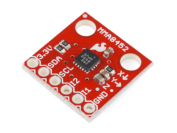 Triple Axis Accelerometer Breakout - MMA8452Q [SEN-12756]