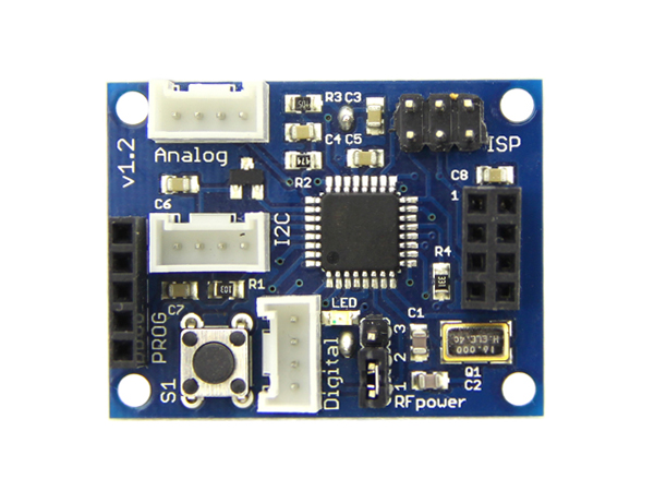 디바이스마트,MCU보드/전자키트 > 프로세서/개발보드 > 기타 MCU,Seeedstudio,DevDuino Sensor Node V1.3 (ATmega 328) [103990038],DevDuino Sensor Node는 소형 아두이노 호환 마이크로 컨트롤러 보드로 nRF24L01 무선 네크워크를 구축할수 있습니다. 