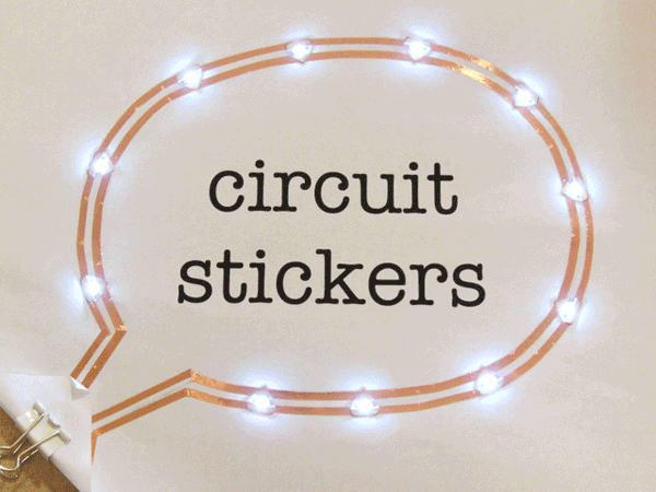 Circuit Sticker Starter Kit – Peel-and-stick Electronics for Crafting Circuits [110060028]