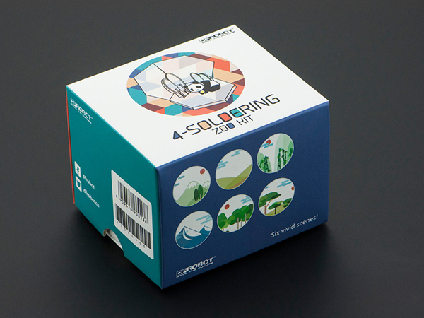 디바이스마트,MCU보드/전자키트 > 교육용키트/로봇 > 교육용키트 > 전기/전자/회로,DFROBOT,4-Soldering Zoo Animal Kit 동물 납땜 키트 [TOY0055],라마, 판다, 사자, 토끼, 양, 기린 6종