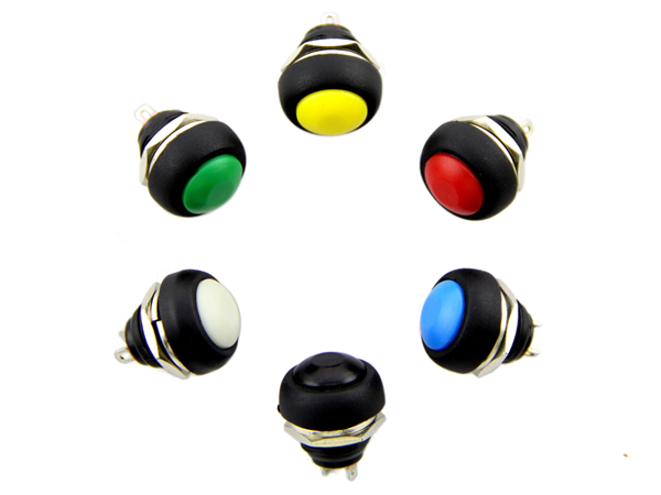 12mm Domed Push Button Pack [110990055]