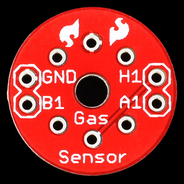 디바이스마트,MCU보드/전자키트 > 센서모듈 > 먼지/가스/연기/불꽃 > 가스/공기질/연기,SparkFun,MQ 가스센서 결합용 브레이크아웃 보드 Gas Sensor Breakout Board [BOB-08891],MQ-3, MQ-4, MQ-6, MQ-7, MQ-8 가스센서와 결합 사용 가능한 브레이크아웃 보드 / VCC, GND : 5V / 센서의 기능은 없는, 센서와 결합하기 위한 단순 PCB 회로기판입니다.