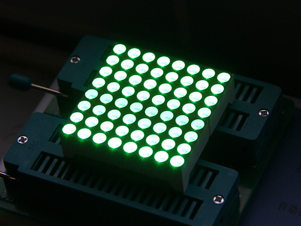 38mm 8x8 square matrix LED - Green Common Anode [104990125]