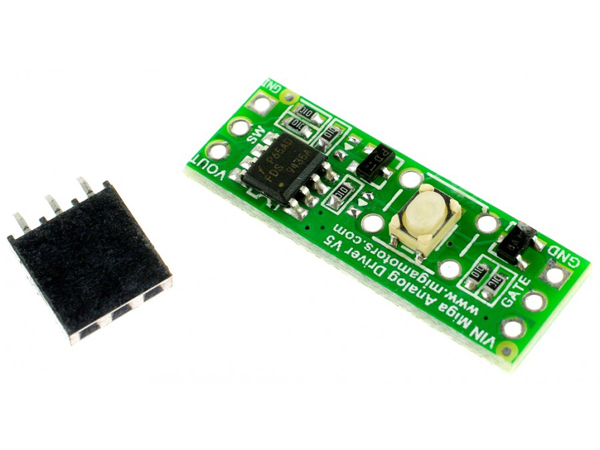 디바이스마트,기계/제어/로봇/모터 > 모터류 > 액추에이터 > 메모리금속 액추에이터,DFROBOT,Miga Analog Driver V5 - MOSFET Switch [FIT0261],메모리 금속 엑추에이터와 같이 쓸수있는 드라이버.