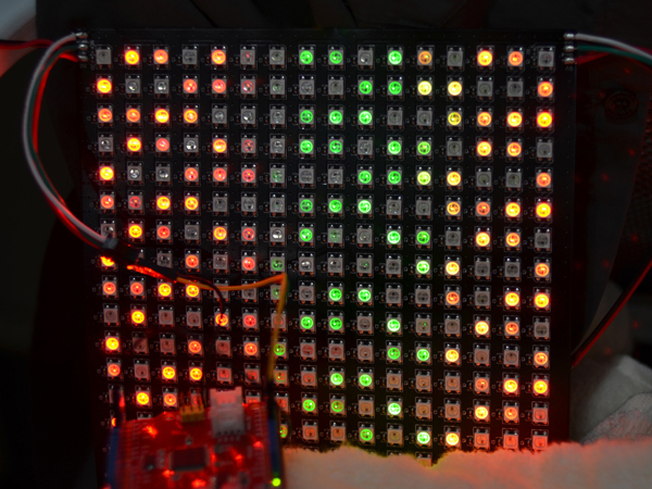 16x16 RGB LED Matrix w/WS2812B - DC 5V [104990127]