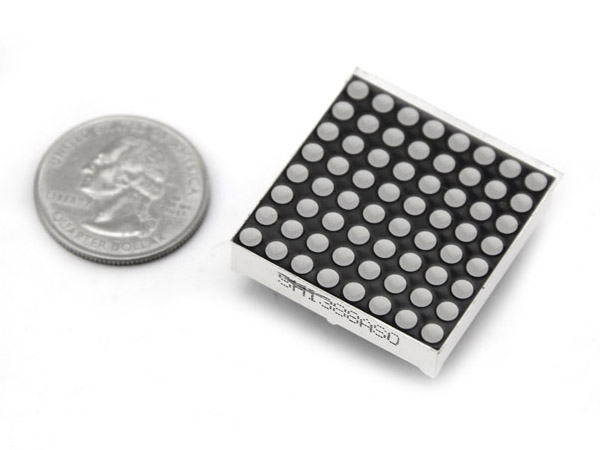 디바이스마트,LED/LCD > FND/도트매트릭스 > 도트매트릭스 > 8X8 도트매트릭스,Seeedstudio,32mm 8x8 Square Matrix LED Amber - Common Anode [104990137],배열 : 8x8 / 사이즈 : 32x32mm / 전압 : 5V / 픽셀 : 64 / 색상 : 주황(Amber)