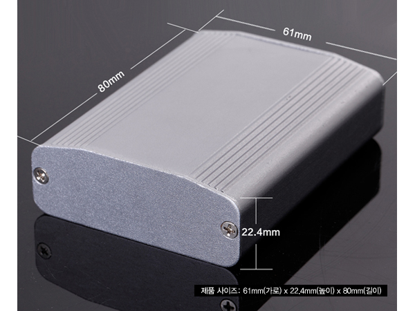 디바이스마트,공구함/작업대/엔클로저 > 알루미늄 엔클로저 > 알루미늄엔클로저,YGK,알루미늄 케이스 NT-61-22.4,엔클로저 사이즈 : 61*22.4*80 대량 구매시 주문 제작 가능하며 컬러는 랜덤으로 발송됩니다.