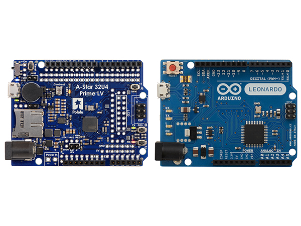 디바이스마트,오픈소스/코딩교육 > 아두이노 > 아두이노 호환보드,Pololu,A-Star 32U4 Prime LV microSD (SMT Components Only) #4006,Atmel’s ATmega32U4 마이크로컨트롤러 기반의 보드. (핀헤더 미포함, USB케이블 별매)