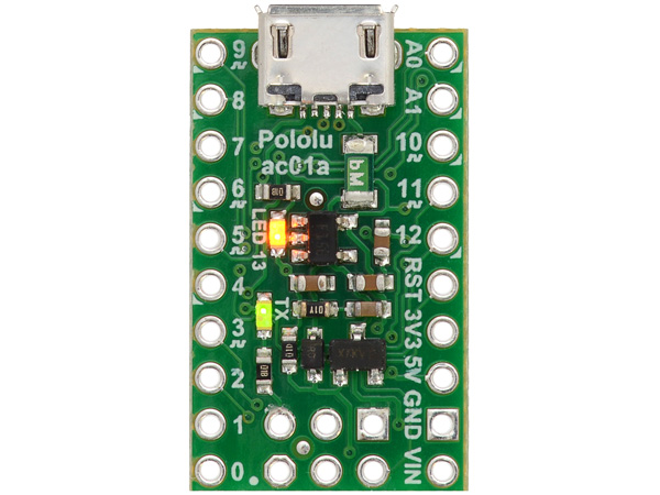 디바이스마트,오픈소스/코딩교육 > 아두이노 > 아두이노 호환보드,Pololu,A-Star 32U4 Micro #3101,ATmega32U4 기반의 아두이노 호환 모듈. (USB 케이블 별매)