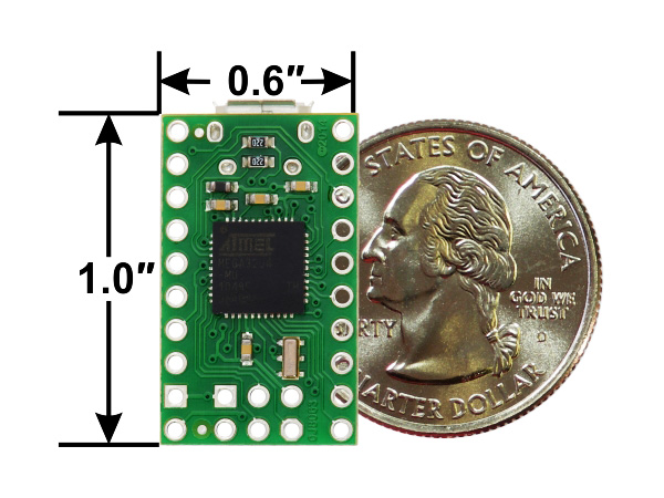 디바이스마트,오픈소스/코딩교육 > 아두이노 > 아두이노 호환보드,Pololu,A-Star 32U4 Micro #3101,ATmega32U4 기반의 아두이노 호환 모듈. (USB 케이블 별매)