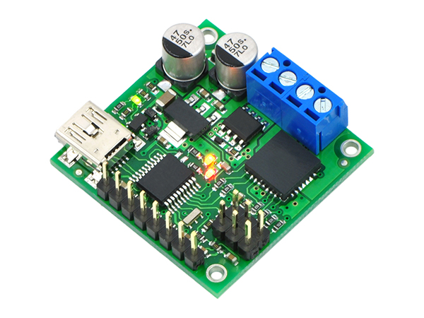 디바이스마트,기계/제어/로봇/모터 > 모터드라이버 > DC모터 드라이버 > 100W 이하 DC모터 드라이버,Pololu,Jrk 21v3 USB Motor Controller with Feedback #1392,1채널 DC모터 드라이버. 5 ~ 28 V / 3 A