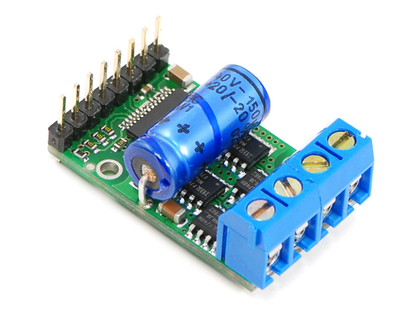 디바이스마트,기계/제어/로봇/모터 > 모터드라이버 > DC모터 드라이버 > 500W 이하 DC모터 드라이버,Pololu,Pololu High-Power Motor Driver 18v15 #755,MOSFET H-bridge motor driver. 5.5 ~ 30 V / 15 A