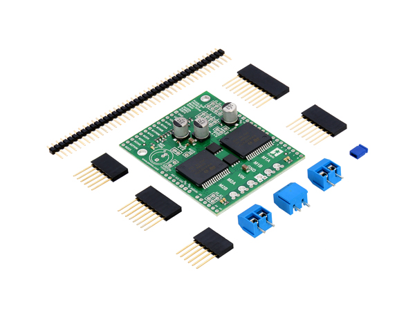 디바이스마트,기계/제어/로봇/모터 > 모터드라이버 > DC모터 드라이버 > 300W 이하 DC모터 드라이버,Pololu,Pololu Dual VNH5019 Motor Driver Shield for Arduino #2507,아두이노 호환, 2채널 VNH5019 모터드라이버 실드. 5.5 ~ 24 V / 12 A ( 최대 30 A)