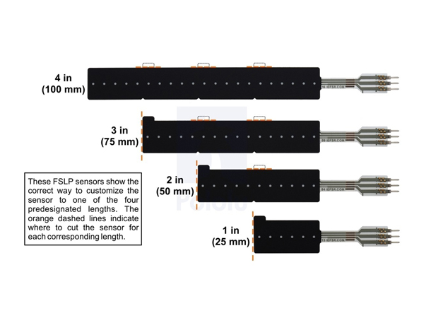 디바이스마트,센서 > 압력/힘(Force)센서 > 압력센서/트랜스듀서,Pololu,Force-Sensing Linear Potentiometer: 4.0″×0.4″ Strip, Customizable Length #2730,압력의 크기 및 위치까지 측정 가능/ 길이 4인치(10cm), 원하는 길이(1