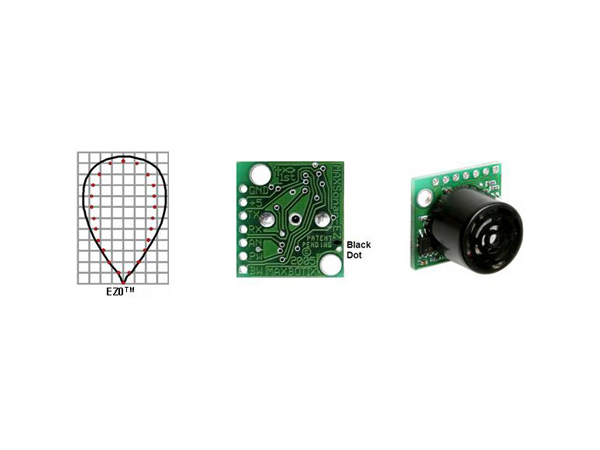 디바이스마트,MCU보드/전자키트 > 센서모듈 > 라이다/거리/초음파/라인,Pololu,Maxbotix LV-MaxSonar-EZ0 Sonar Range Finder MB1000 #723,측정 범위 0 ~ 6.45m / No dead zone(15cm 이내 : 15cm 로 출력, 15cm 이상 : 2.5cm 단위로 출력) / 작동 전압 2.5 ~ 5.5V