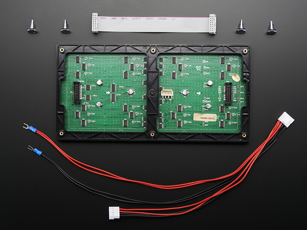 디바이스마트,LED/LCD > FND/도트매트릭스 > 도트매트릭스 > 기타 도트매트릭스,Adafruit,64x32 RGB LED Matrix - 4mm pitch [ada-2278],배열 : 64x32 / 사이즈 : 255x127x15mm / 전압 : 5V / 픽셀 : 2048 / 색상 : RGB