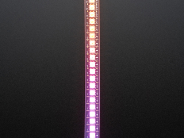 디바이스마트,LED/LCD > LED 인테리어조명 > LED 스트립,Adafruit,Adafruit DotStar Digital LED Strip - Black 144 LED/m - 0.5 Meter - BLACK [ada-2328],5050 사이즈 DotStar LED / 72LED, 0.5m / black flex PCB / 24-bit color / 이어 붙이거나 자를 수 있습니다 / 5 VDC 전원 사용( 5V/4A 사용 : 최대 1m, 5V/10A 사용 : 최대 2m ) / 너비 : 13mm, 두께 : 4mm / Pixel pitch: 7mm