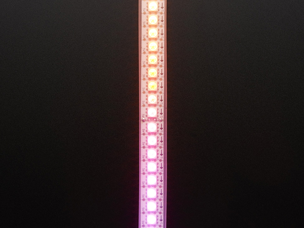 디바이스마트,LED/LCD > LED 인테리어조명 > LED 스트립,Adafruit,Adafruit DotStar Digital LED Strip - White 144 LED/m - 0.5 Meter - WHITE [ada-2329],5050 사이즈 DotStar LED / 72LED, 0.5m / white flex PCB / 24-bit color / 이어 붙이거나 자를 수 있습니다 / 5 VDC 전원 사용( 5V/4A 사용 : 최대 1m, 5V/10A 사용 : 최대 2m ) / 너비 : 13mm, 두께 : 4mm / Pixel pitch: 7mm