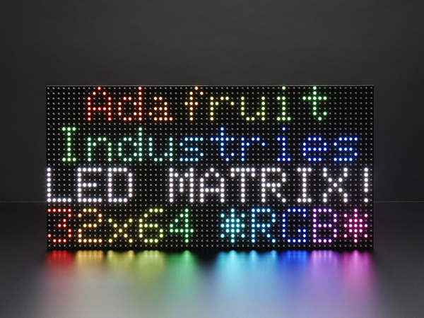 64x32 RGB LED Matrix - 6mm pitch [ada-2276]