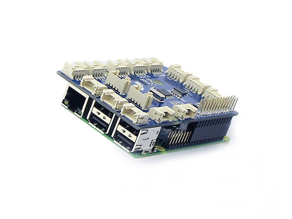 디바이스마트,오픈소스/코딩교육 > 라즈베리파이 > 라즈베리파이 확장보드/HAT,Seeedstudio,GrovePi+ [103010002],라즈베리 파이 B / B + / A + 완벽 호환 되는 인터페이스 확장 보드 / 재고소진시 납기2주소요