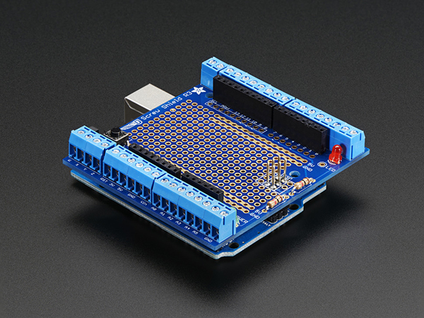 디바이스마트,오픈소스/코딩교육 > 아두이노 > 아두이노 호환쉴드,Adafruit,Proto-Screwshield (Wingshield) R3 Kit for Arduino [ada-196],아두이노 호환 / 프로토타입 실드 / 66mm x 73mm x 10mm / 35g