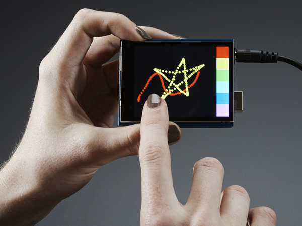 디바이스마트,오픈소스/코딩교육 > 아두이노 > 아두이노 호환쉴드,Adafruit,2.8' TFT Touch Shield for Arduino w/Capacitive Touch [ada-1947],아두이노 호환 / 2.8인치 (4 white-LED backlight) / 240x320 / 정전식 터치