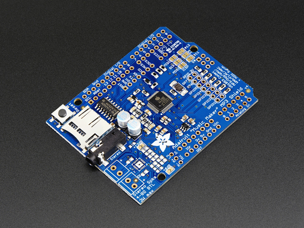 디바이스마트,오픈소스/코딩교육 > 아두이노 > 아두이노 호환쉴드,Adafruit,Adafruit 'Music Maker' MP3 Shield for Arduino (MP3/Ogg/WAV...) [ada-1790],아두이노 호환 실드 / 69mm x 53mm x 2mm / VS1053B 칩 / 스피커, 헤드폰, SD카드, 아두이노 미포함 / 상세스펙을 확인해주세요.