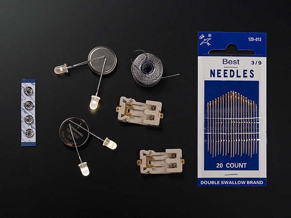 Adafruit Beginner LED Sewing Kit [ada-1285]