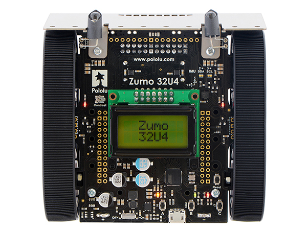 디바이스마트,기계/제어/로봇/모터 > 교육/취미로봇 > 교육용로봇 키트 > 중급 로봇키트,Pololu,Zumo 32U4 Robot Kit (No Motors) #3124,아두이노 호환(ATmega32U4 MCU 기반), 작은 사이즈(10cm x 10cm)의 다목적 로봇입니다. 이 키트는 완성에 필요한 거의 모든 부품들을 포함(모터드라이버, LCD, 엔코더, 센서 등)하고 있습니다. (2개의 micro metal gearmoter, AA 사이즈 배터리 4개는 미포함, 별매)
