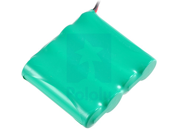 Rechargeable NiMH Battery Pack: 4.8 V, 2200 mAh, 4x1 AA Cells, JR Connector #2221