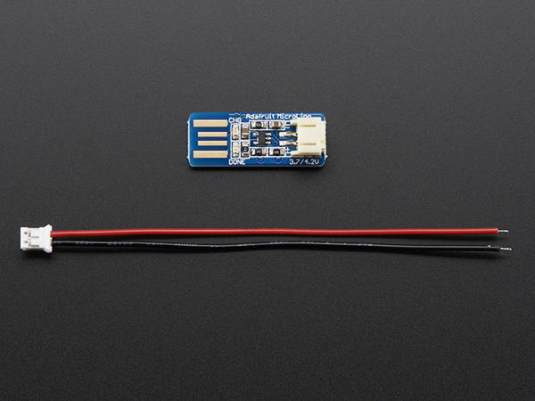 Adafruit Micro Lipo - USB LiIon/LiPoly charger - v1 [ada-1304]