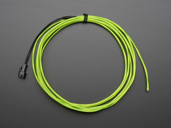 디바이스마트,LED/LCD > LED 관련 상품 > EL Wire/tape/sheet,Adafruit,EL wire starter pack - Green 2.5 meter [ada-584],2.5 M 고휘도 EL Wire !! / EL 인버터, 히트싱크, 구리테이프, 폼테이프 포함(배터리 별매) / Green