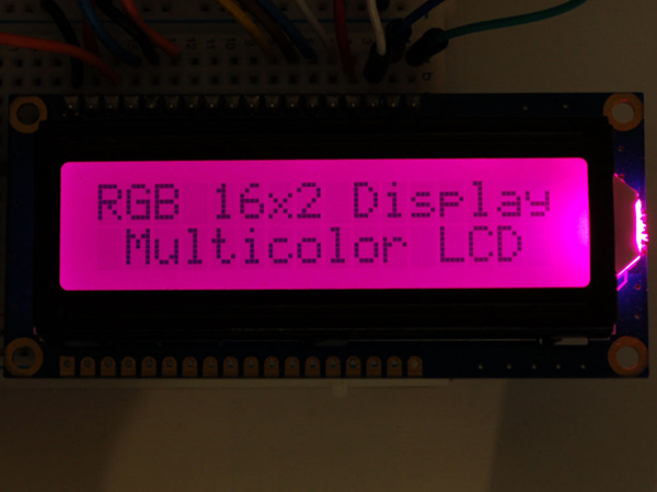 디바이스마트,LED/LCD > LCD 캐릭터/그래픽 > 캐릭터 LCD,Adafruit,RGB backlight positive LCD 16x2 + extras - black on RGB [ada-398],16x2 LCD / Full-Color RGB(빨강, 초록, 파랑, 분홍, 흰색, 보라, 노랑, 연두 등) 배경색 LCD - 어두운(검은) 글씨 / 야외 시인성이 좋습니다.