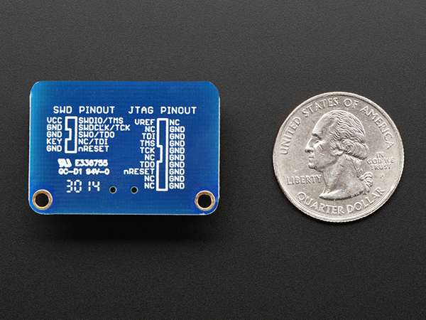 디바이스마트,MCU보드/전자키트 > 개발용 장비 > 기타 컨버터,Adafruit,JTAG (2x10 2.54mm) to SWD (2x5 1.27mm) Cable Adapter Board [ada-2094],2x10 (2.54mm) JTAG cable 과 2x5 (1.27mm) SWD Cable 의 컨버터 / 34 x 24mm / 케이블 미포함