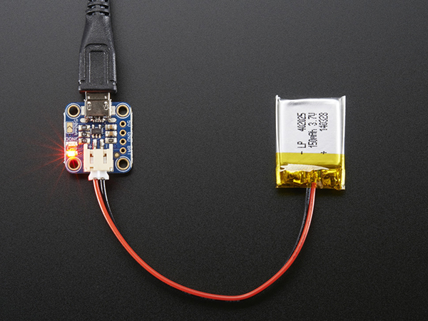 Adafruit Micro Lipo w/MicroUSB Jack - USB LiIon/LiPoly charger - v1 [ada-1904]