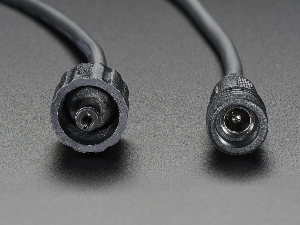 디바이스마트,케이블/전선 > PC/네트워크/통신 케이블 > 전원/파워 케이블,Adafruit,Waterproof DC Power Cable Set - 5.5/2.1mm [ada-743],5.5/2.1mm DC power cable / IP67 / 방수기능 / 지름 최대 18mm, 길이 40cm