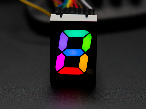 RGB 7-Segment Digit - 1' Tall Digit [ada-1399]