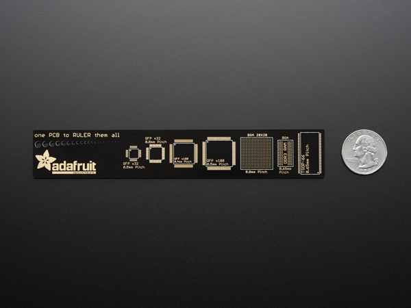 디바이스마트,커넥터/PCB > PCB기판/관련상품 > 특수기판 > 특수제작 PCB,Adafruit,Adafruit PCB Ruler v2 [ada-1554],Adafruit PCB 눈금자 / 25.6mm x 153.98mm x 1.64mm / 12.07g