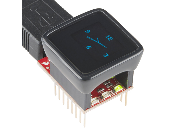 디바이스마트,MCU보드/전자키트 > 디스플레이 > LCD/OLED,SparkFun,SparkFun MicroView - OLED Arduino Module [DEV-12923],아두이노 호환 모듈 / 데이터, 이메일, 핀 상태 등을 모니터링 하실 수 있습니다. / ATmega328P 기반 / 5V & 3.3V LDO / 64x48 pixel OLED display / OLED 단품입니다(케이블,보드,모듈 별매)