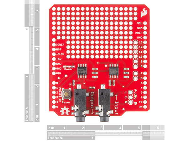 디바이스마트,오픈소스/코딩교육 > 아두이노 > 아두이노 호환쉴드,SparkFun,Spectrum Shield [DEV-13116],아두이노 호환, 스테레오 오디오를 채널당 7-band로!