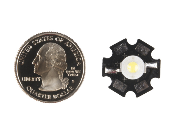 디바이스마트,LED/LCD > COB/파워 LED > 2W 이하 > 원형,SparkFun,LED - 3W Aluminum PCB (5 Pack, Cool White) [COM-13105],사이즈 : 200mm / 전압 : 3.2~3.8V / 전류 : 750mA / 전력 : 3W / 색상 : 블루(Blue)