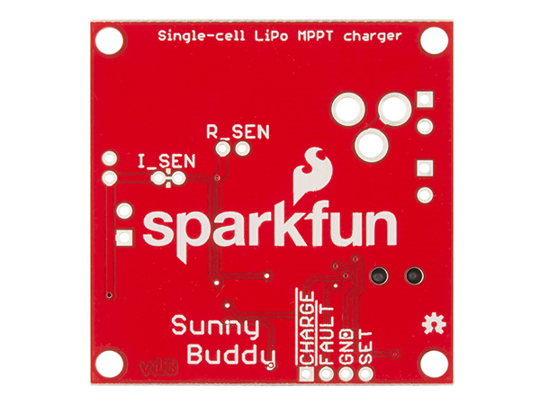 디바이스마트,MCU보드/전자키트 > 전원/신호/저장/응용 > 태양열/태양추적,SparkFun,SparkFun Sunny Buddy - MPPT Solar Charger [PRT-12885],솔라패널을 통한 리튬폴리머 배터리 충전용 키트