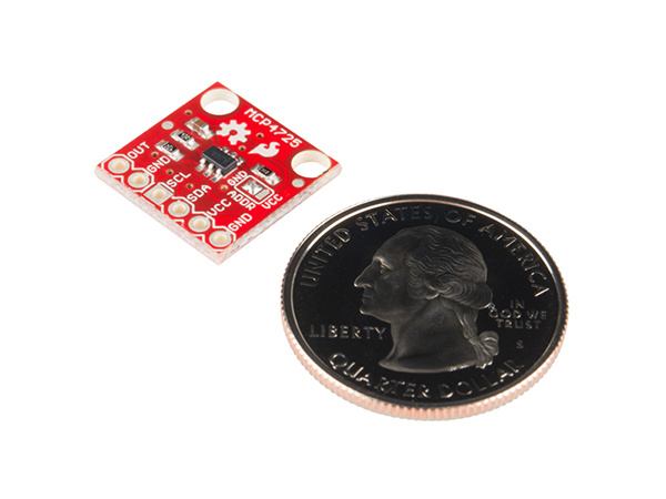 디바이스마트,MCU보드/전자키트 > 전원/신호/저장/응용 > ADC/DAC,SparkFun,SparkFun I2C DAC Breakout - MCP4725 [BOB-12918],MCP4725 는 마이크로컨트롤러로부터 아날로그 출력을 얻을 수 있도록 해주는 칩셋입니다.