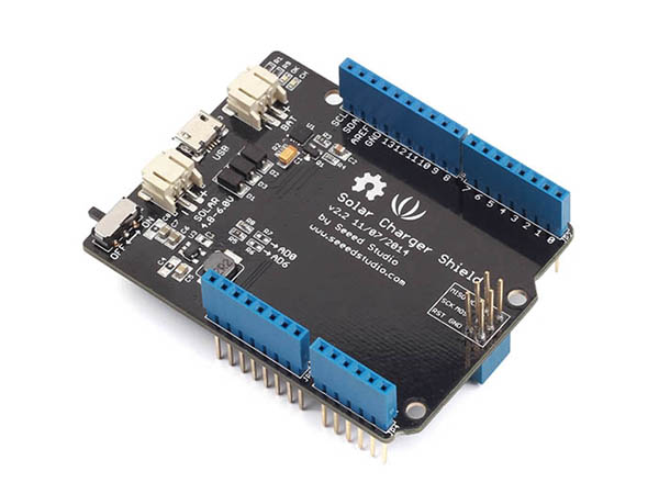 디바이스마트,MCU보드/전자키트 > 전원/신호/저장/응용 > 태양열/태양추적,Seeedstudio,Solar Charger Shield v2.2 [106990020],태양열 충전