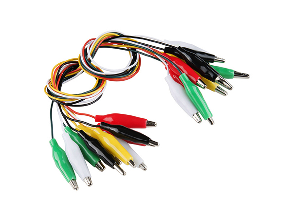 Alligator Test Leads - Multicolored (10 Pack) [PRT-12978]