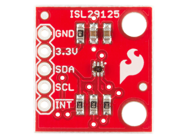 디바이스마트,MCU보드/전자키트 > 센서모듈 > 빛/조도/컬러/UV > 빛/조도/CdS센서,SparkFun,SparkFun RGB Light Sensor - ISL29125 [SEN-12829],ISL29125 / 18.4mm x 17.2mm x 2.4mm / 가시광선의 스펙트럼 변화를 감지합니다.